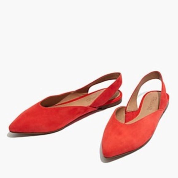 Madewell AVA Slingback Pointed Toe Mules - Picture 1 of 5